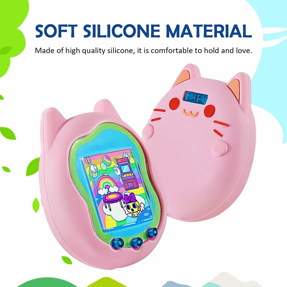 Tamagotchi Uni Silikonowe Etui Ochronne Miękkie Etui Ochronne Dla Zwierząt Interaktywna Wirtualna Maszyna Do Gry Dla Zwierząt Ochronnych Etui Odpowiednie dla Tamagotchi Uni