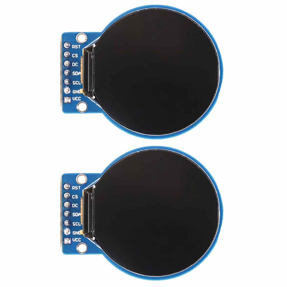 2 SZTUK 1,28 calowy wyświetlacz LCD TFT dla Arduino RGB IPS kolorowy ekran SPI goły okrągły ekran -GC9A01