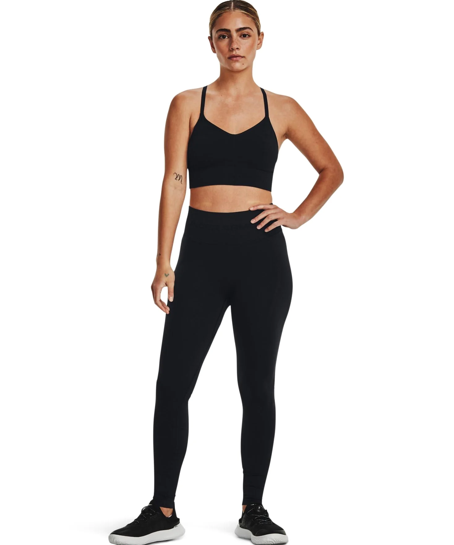 Legginsy treningowe Under Armour Train czarne gładkie