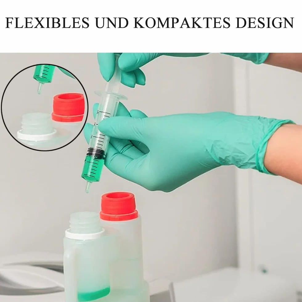 Duża plastikowa strzykawka z 1 wężykiem do płynu do silnika, karmienia zwierząt, eksperymentów, zastosowań przemysłowych, 100 ML