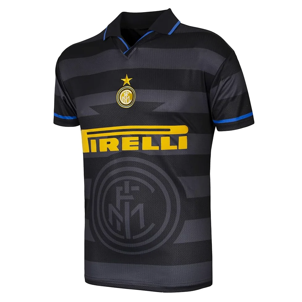 Inter 98 Away Retro Football Shirt, 1997-98 Unisex dla dorosłych