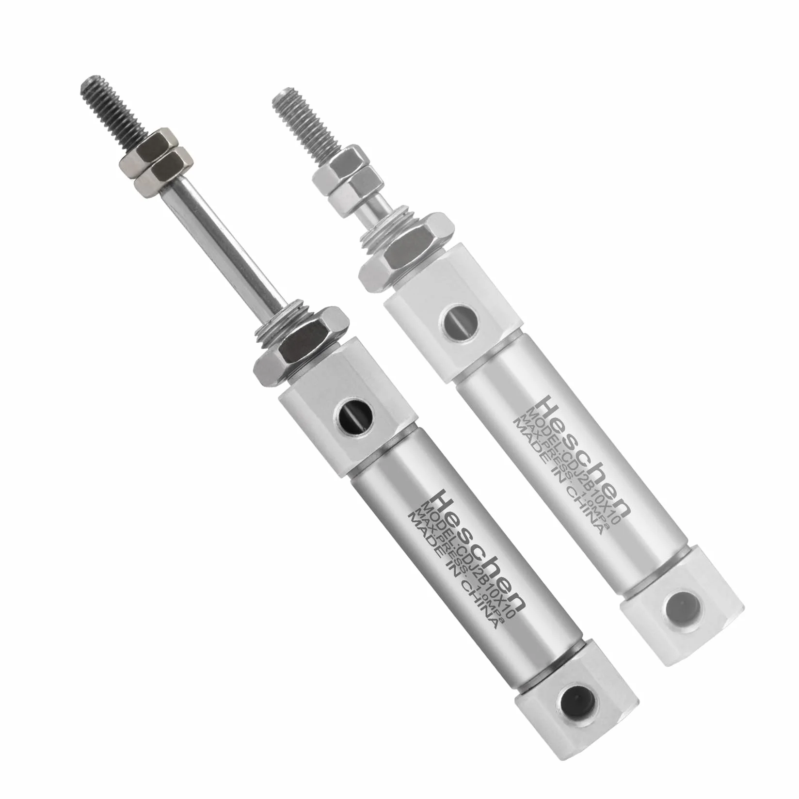 Heschen Slim pneumatyczny cylinder CDJ2B 10-10 M5 port 10 mm otwór 10 mm skok
