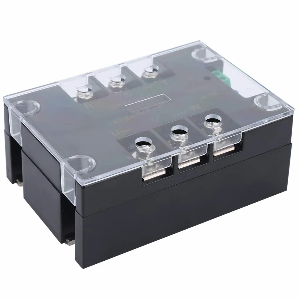 Moduł Miękkiego Silnika 3-fazowy, Silnik Internetowy Soft Start Controller dla Silnika 1-20 KW, Wyreguluj Miękki Czas Rozpoczęcia i Napięcie, dla Silników 380 V, Kompatybilny
