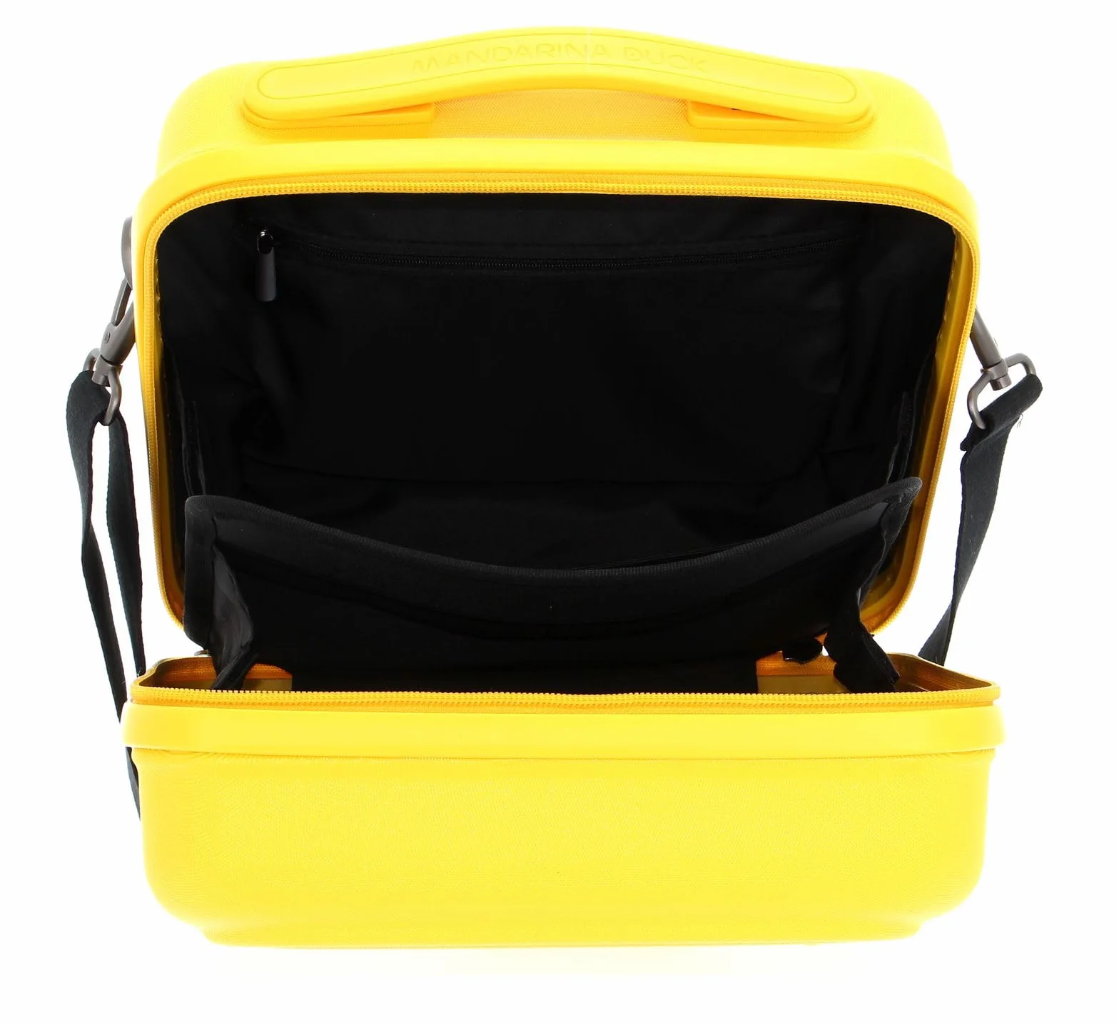 Mandarina Duck Logoduck Beauty Case, 28,5 x 26,5 x 16,5 (dł. x wys. x szer.), Duck Yellow, 28,5x26,5x16,5(LxHxW), Beauty Case