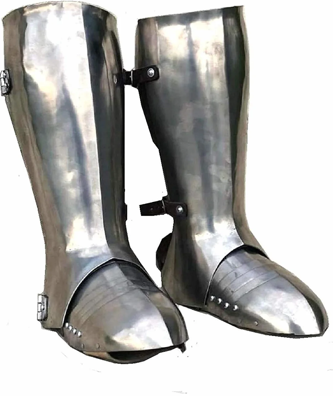Średniowieczna zbroja Sabatonów, rycerz, Larp, wojownik, Sabaton, włoski, gotycki krzyżowiec zbroja, buty do odgrywania ról, srebrny, jeden rozmiar, srebro, jeden rozmiar