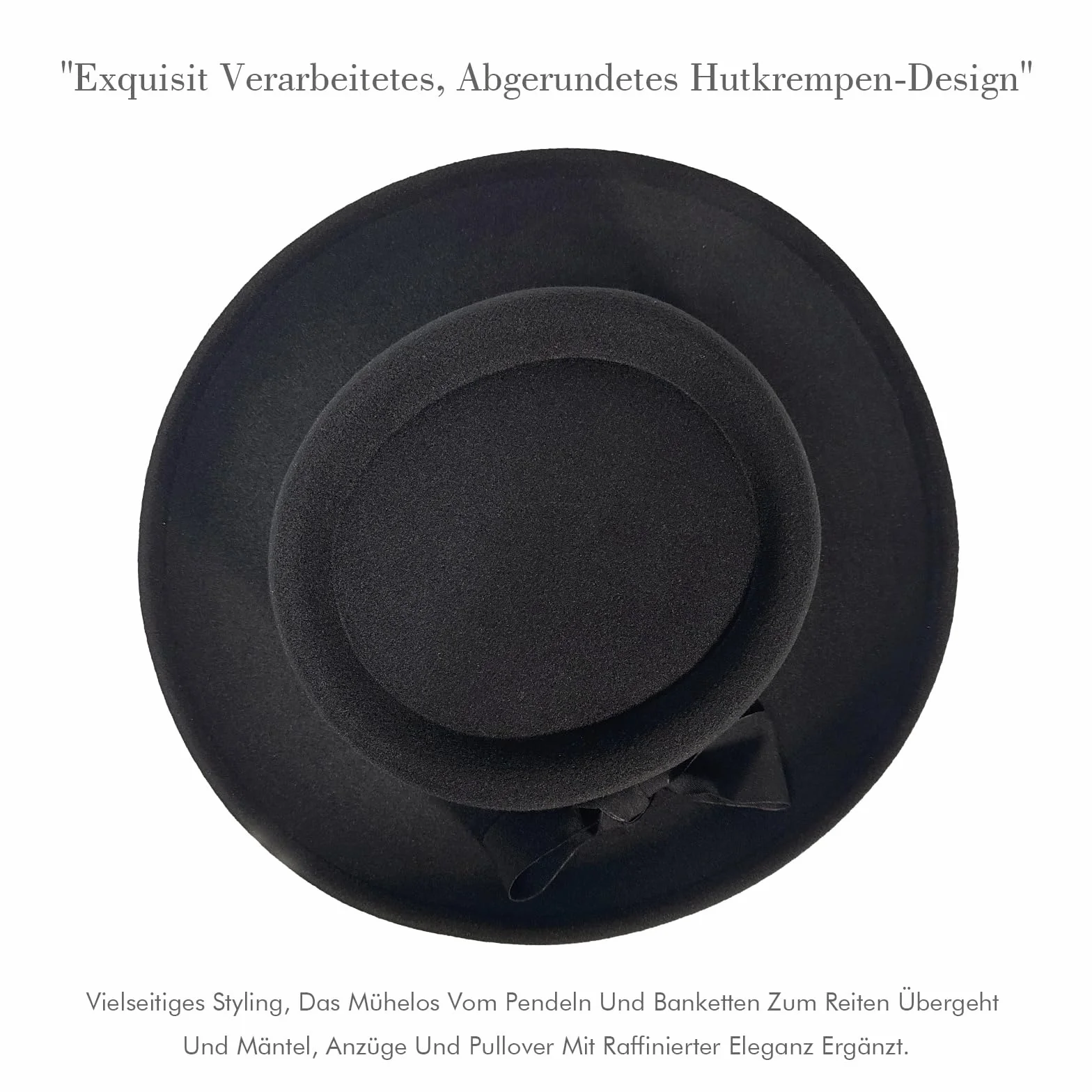 Klasyczny kapelusz Fedora damski Rollbrim Wieprzowy kapelusz filcowy płaski kapelusz do kościoła na wesele przyjęcie kapelusze z tasiemką