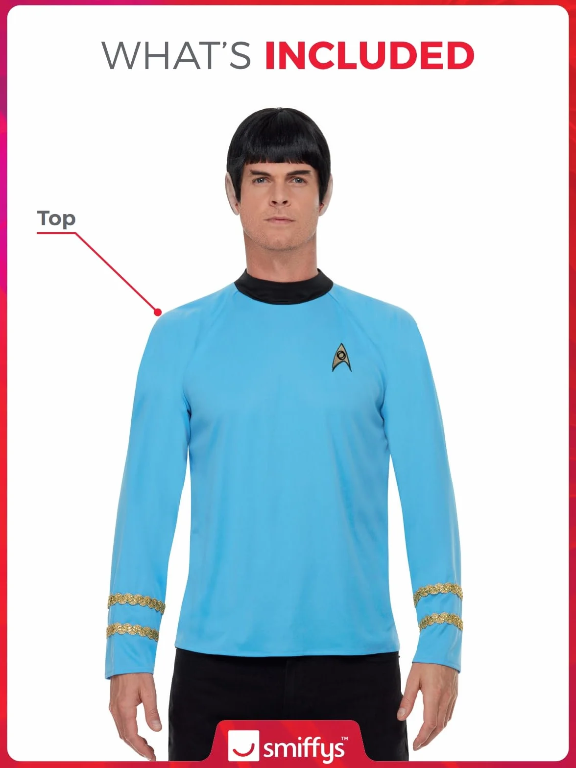 Star Trek Original Series Sciences Uniform Blue