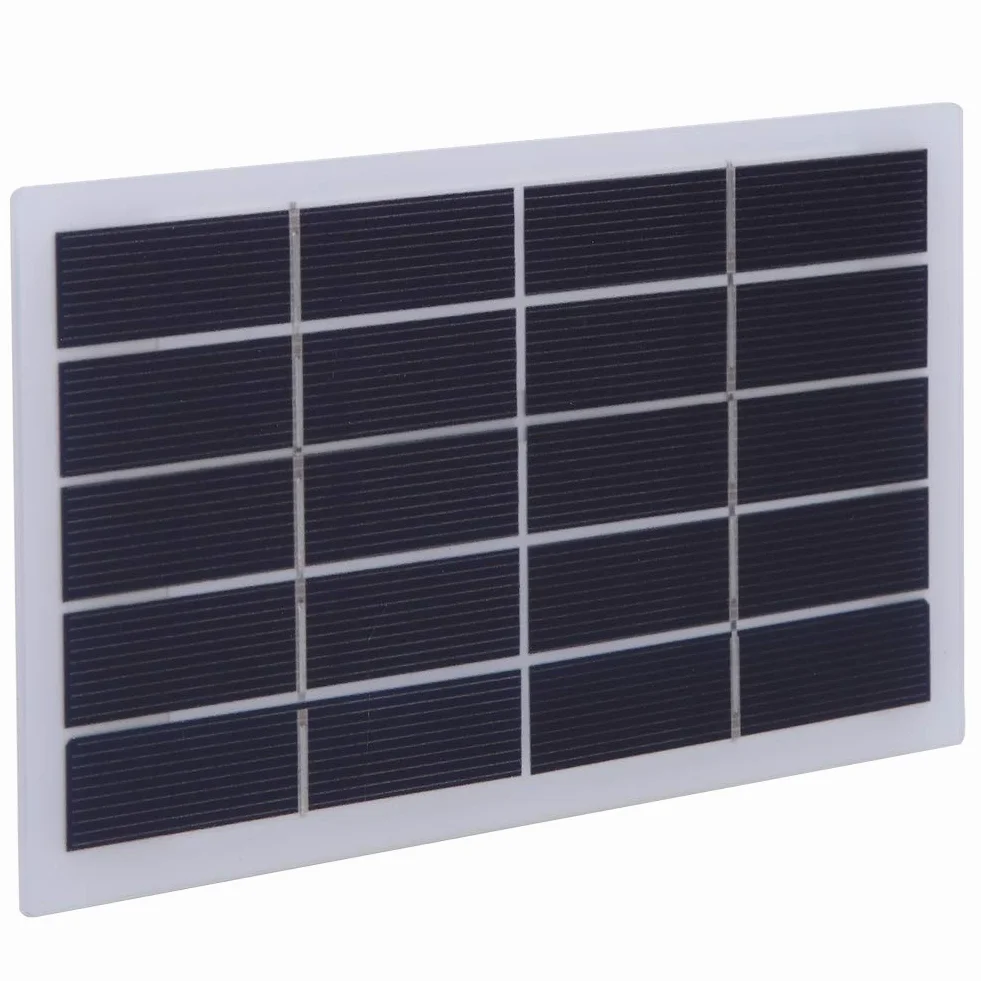 2W 5V Mini Panel Słoneczny, Krzem Polikrystaliczny DIY Panel Słoneczny, Przenośna ładowarka do Panelu Słonecznego, 173x99mm