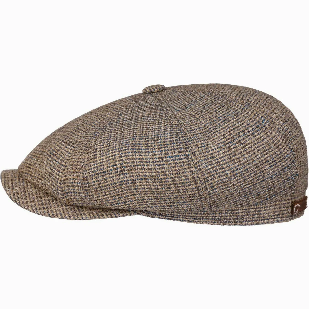 Stetson Hatteras czapka z daszkiem w kształcie Hatteras, przędza barwiona kawą, męska, wiosna lato