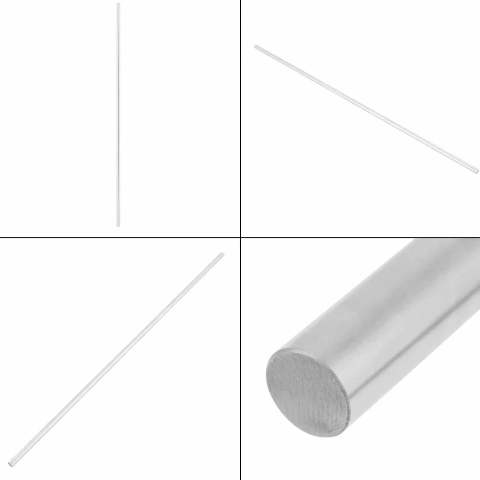 Pręt liniowy ze stali nierdzewnej drążek cylindryczny szyna cylindryczna wał liniowy prosty okrągły pręt 8 mm średnica 500 mm długość
