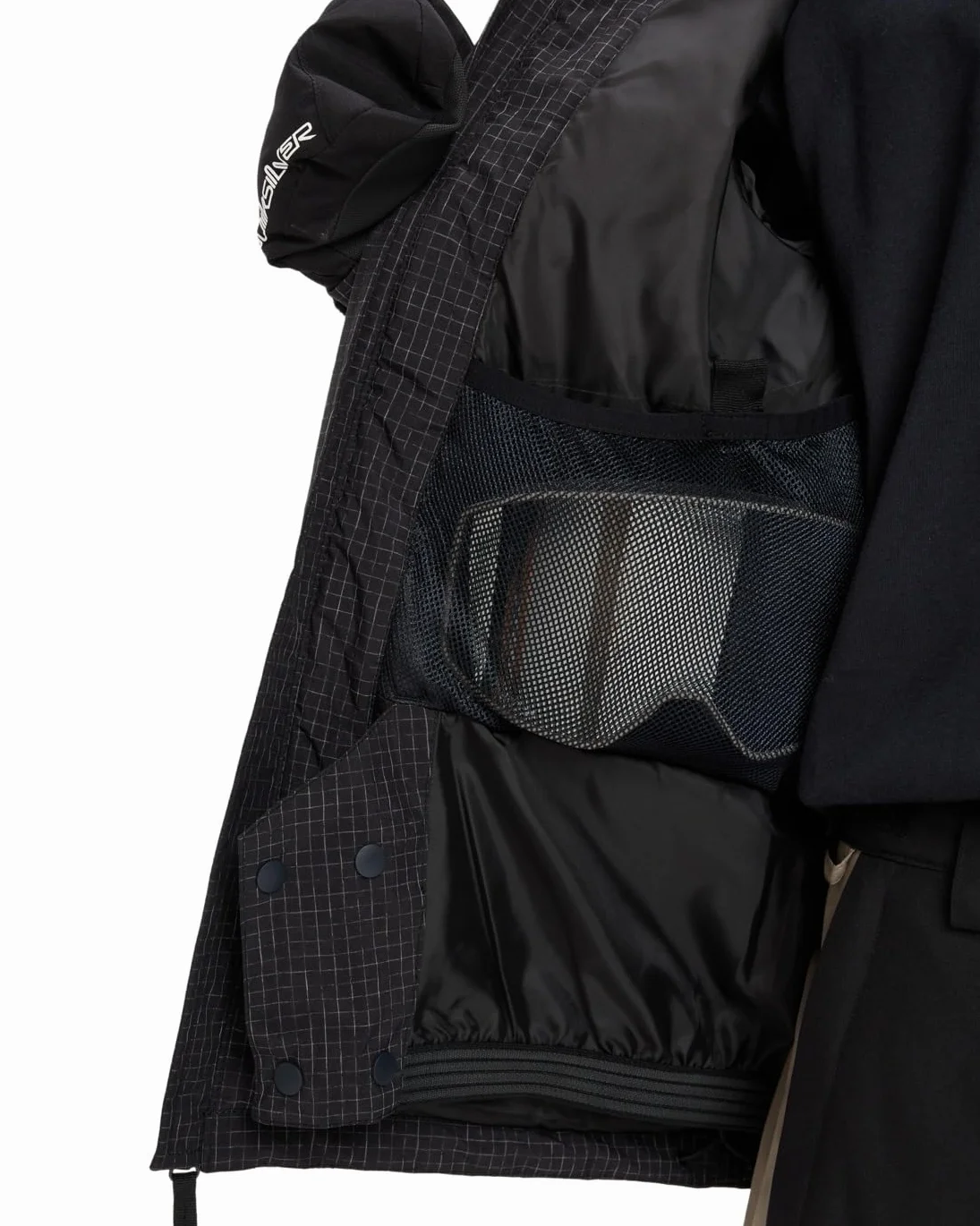 Quiksilver Kurtka Snow High in The Hood Jacket Czarna 14