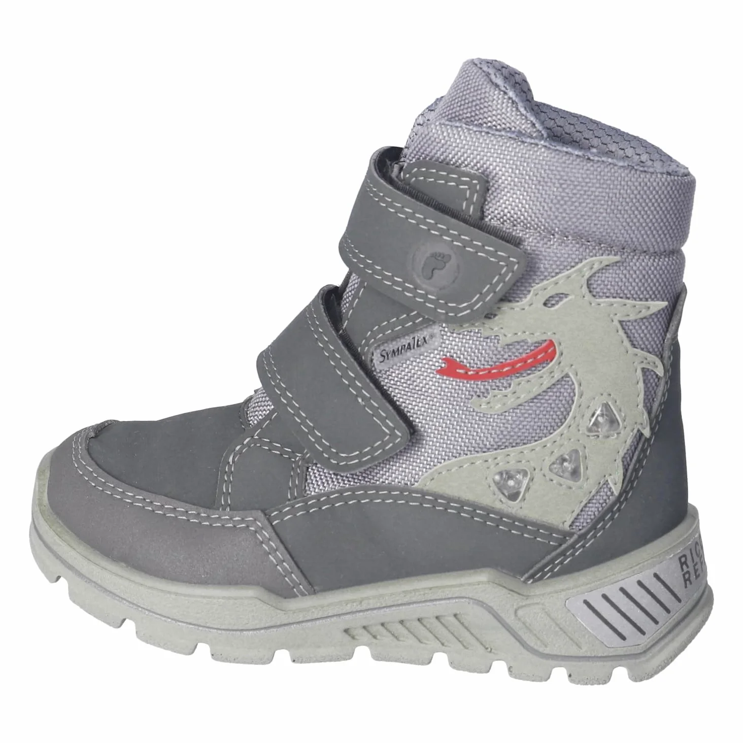 RICOSTA Chłopięce buty zimowe GRISU, buty dziecięce, WMS: szerokie, Sympatex, migające światło