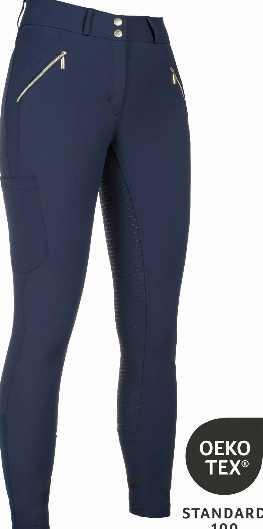 HKM Lia High Waist Silicone Full Seat - Spodnie Dziewczynki
