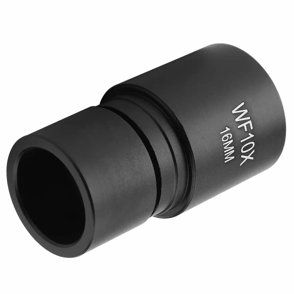 DM-R001 WF10X 16 mm szerokokątny okularek mikroskopowy do biologicznego montażu na oczach mikroskopu 23,2 mm ze skalą 0,1 mm, 50% większe pole widzenia
