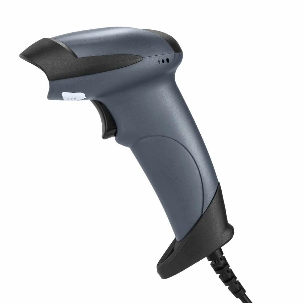 NETUM Ręczny laserowy skaner kodów kreskowych 1D, 32-bitowy, przewodowy czytnik kabli USB, A4, supermarket do systemu POS - NT-M1
