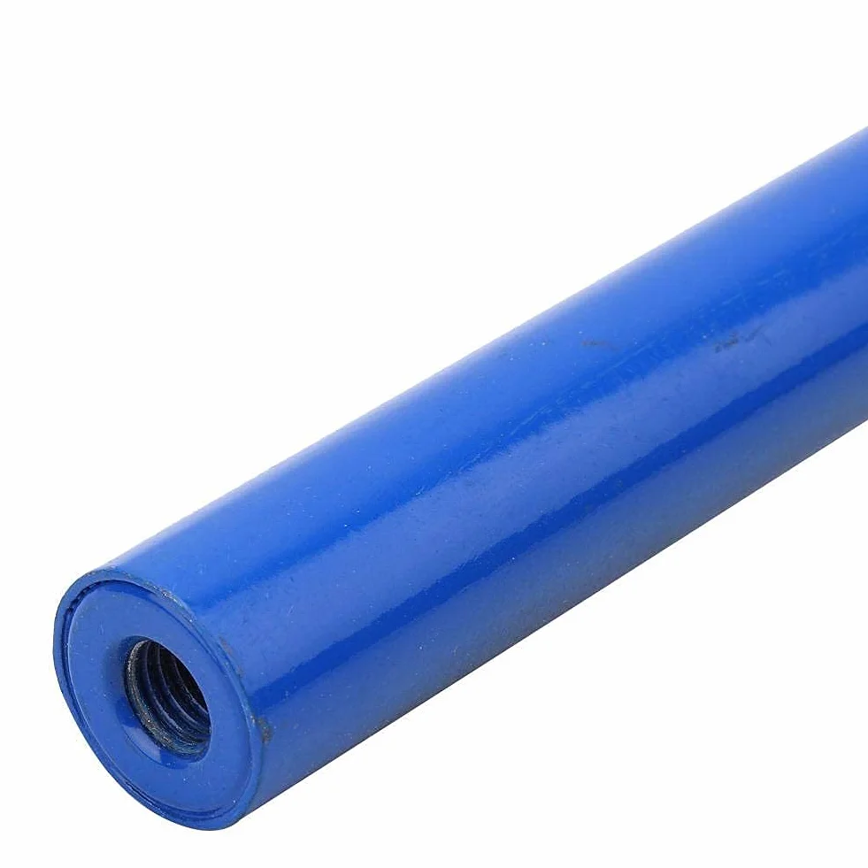 Dozownik folii stretch, regulowany zakres folii, 30 - 50 cm, ręczne opakowanie, wrapper ze stali węglowej (niebieski)