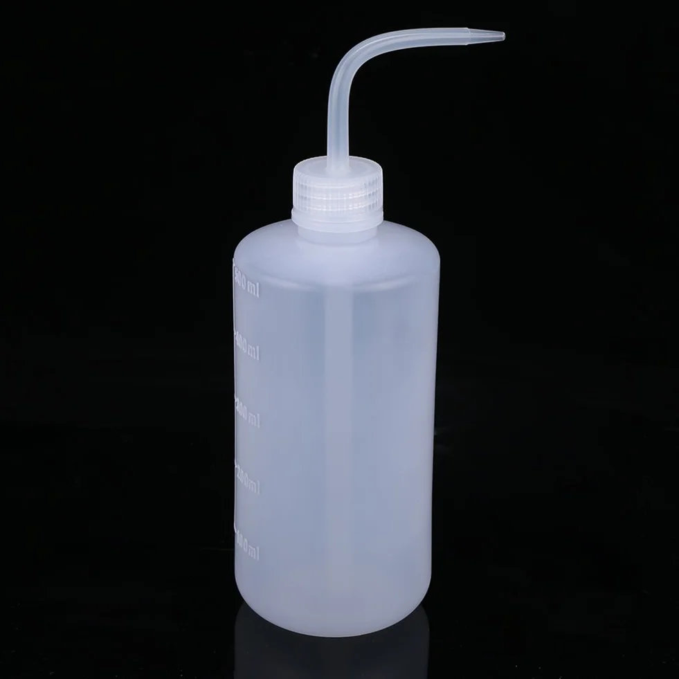 2 szt. 500 ml plastikowa zielona butelka na mydło, bezpieczna butelka na wodę narzędzia żelowe butelka do mycia butelek na łokieć urządzenie laboratoryjne do podlewania roślin mycie tatuażu
