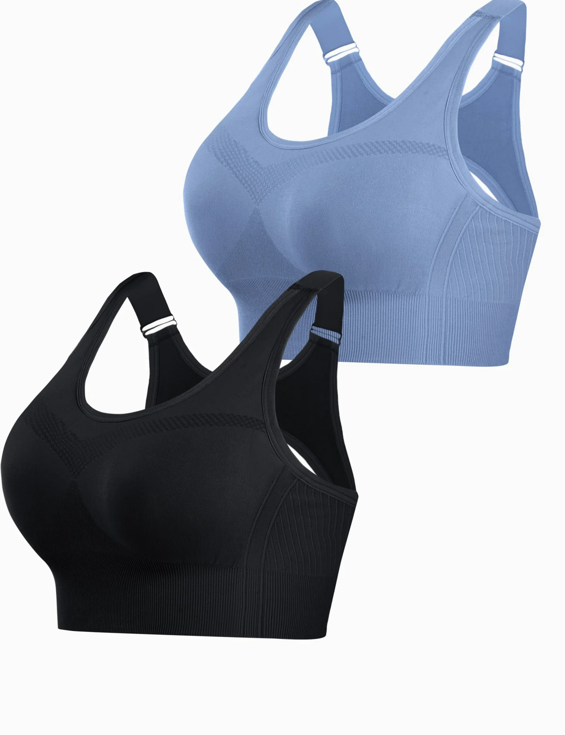 Litherday Biustonosz sportowy damski z wysokim uderzeniem push-up damski top fitness ze zdejmowaną wyściółką bez fiszbin biustonosz na siłownię do jogi bieganie S-XXL