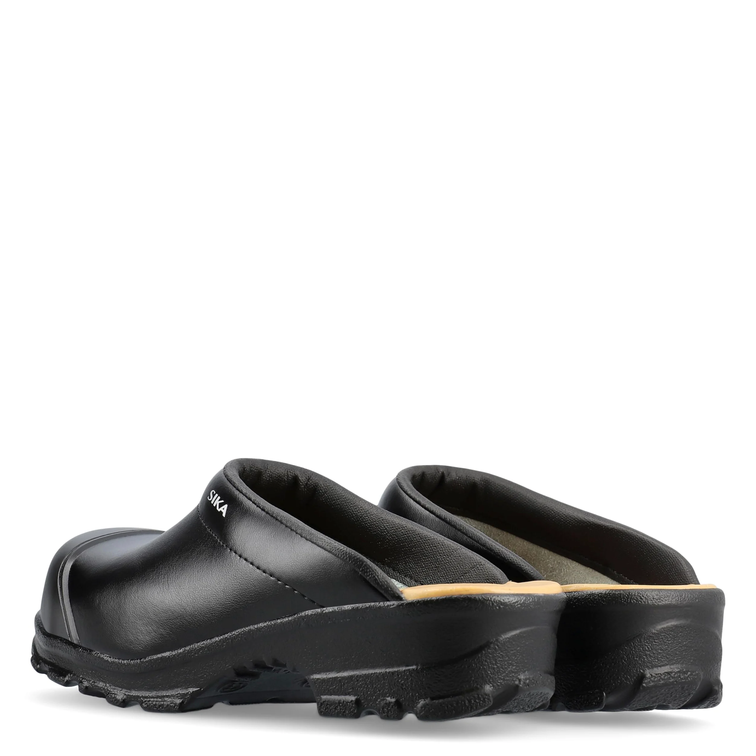 SIKA Unisex Flex LBS chodaki robocze, szerokie dopasowanie, z miękką wkładką z pianki i skóry, buty skórzane Permair, wzornictwo ProNose, amortyzujące wstrząsy chodaki bezpieczeństwa do przemysłu