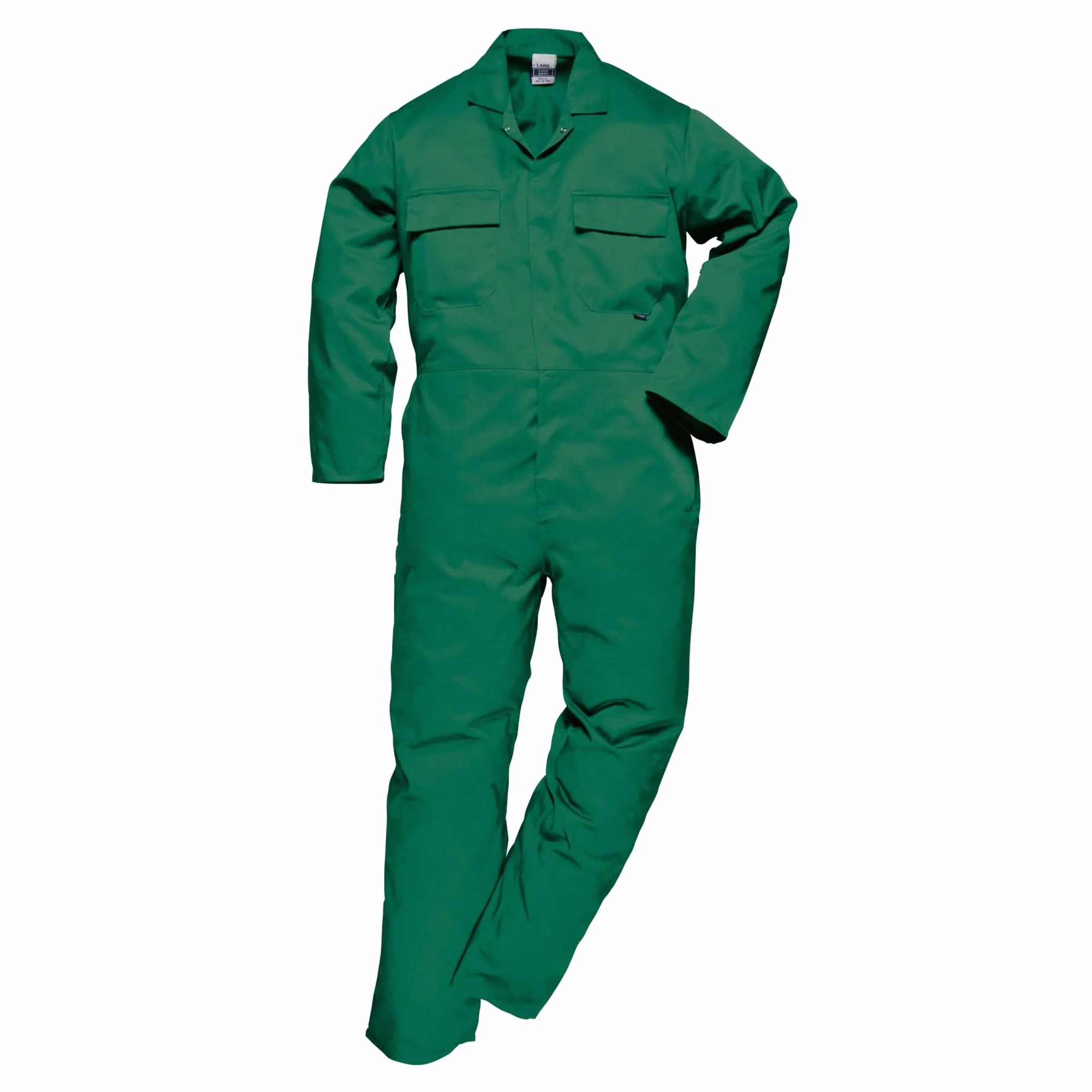 Portwest S999 Kombinezon Euro Work, Zielen butelkowa, Regularny, Rozmiar M