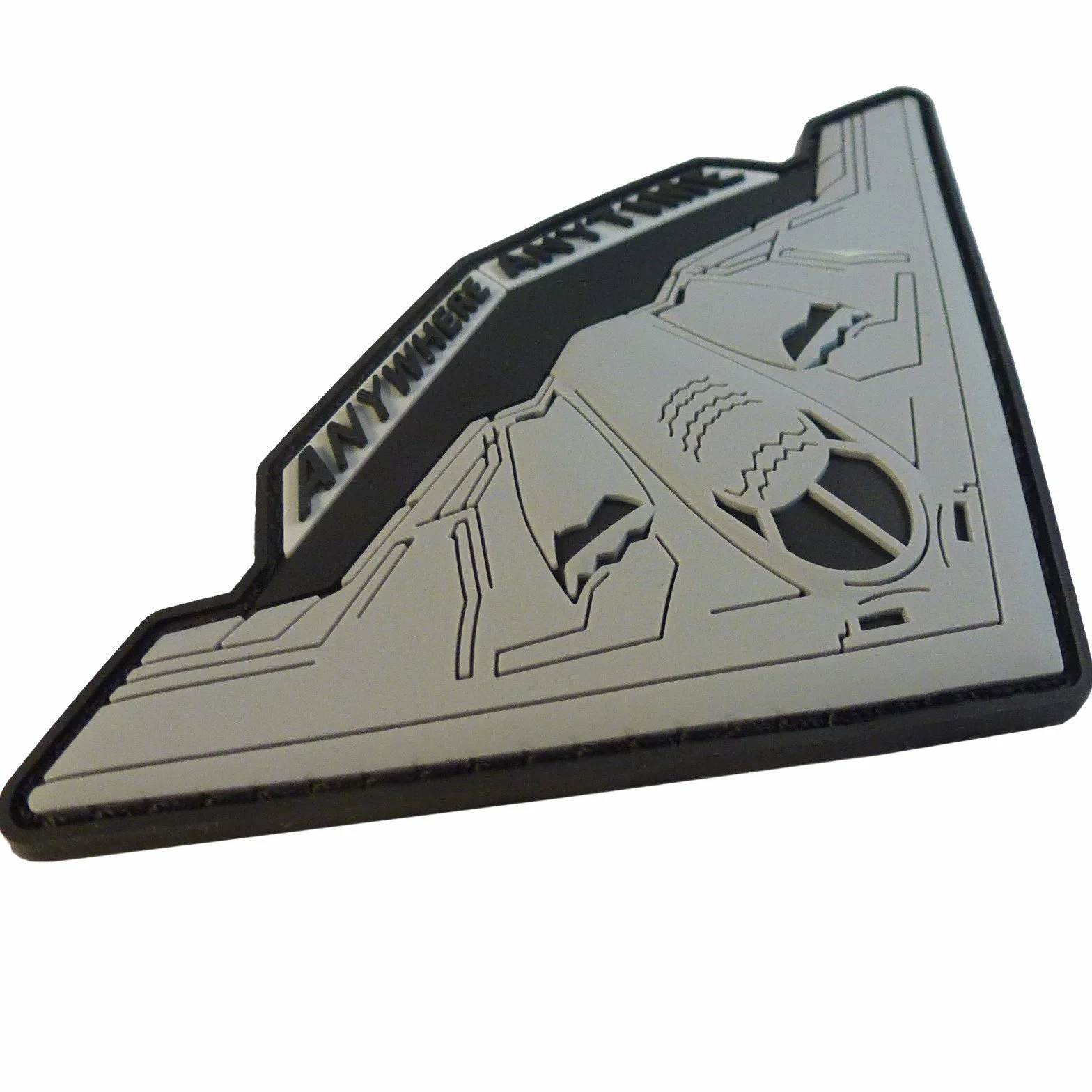 USAF B-2 Spirit Strategiczny Stealth Bomber Wszędzie Zawsze Morale PVC Gumowe 3D Mocowanie Naszywka Dotykowa
