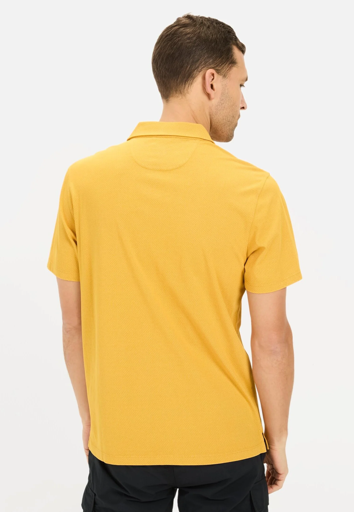 camel active Męska koszulka polo z krótkim rękawem z czystej bawełny, pomarańczowa, rozmiar XXL, pomarańczowy, XXL
