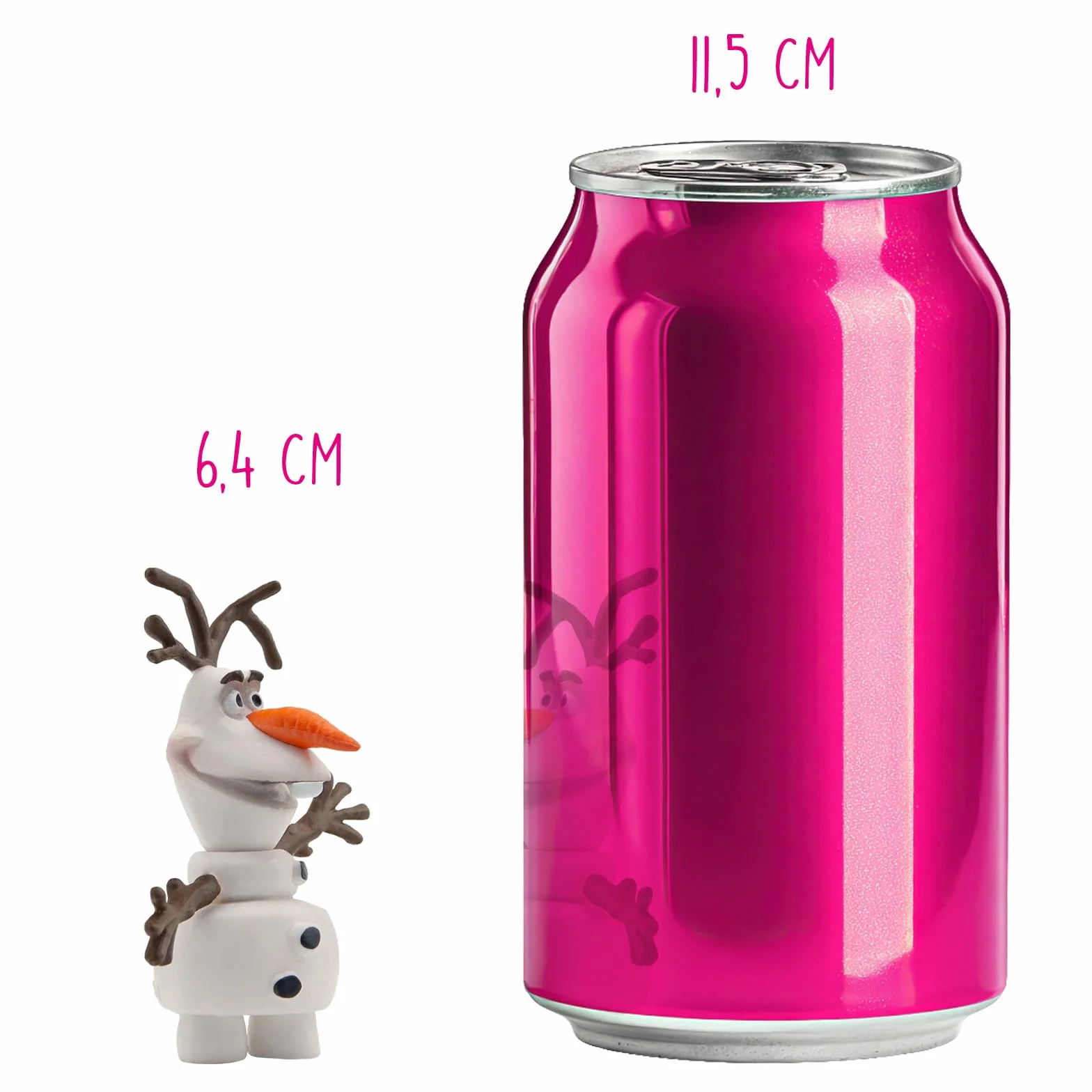Bullyland Bullyland 12963 – Figurka zabawkowa, Kraina Lodu Walta Disneya – Olaf, ok. Figurka o wysokości 4,5 cm, z miłością, ręcznie malowana, nie zawiera PCV, świetny prezent dla chłopców i dziewcząt