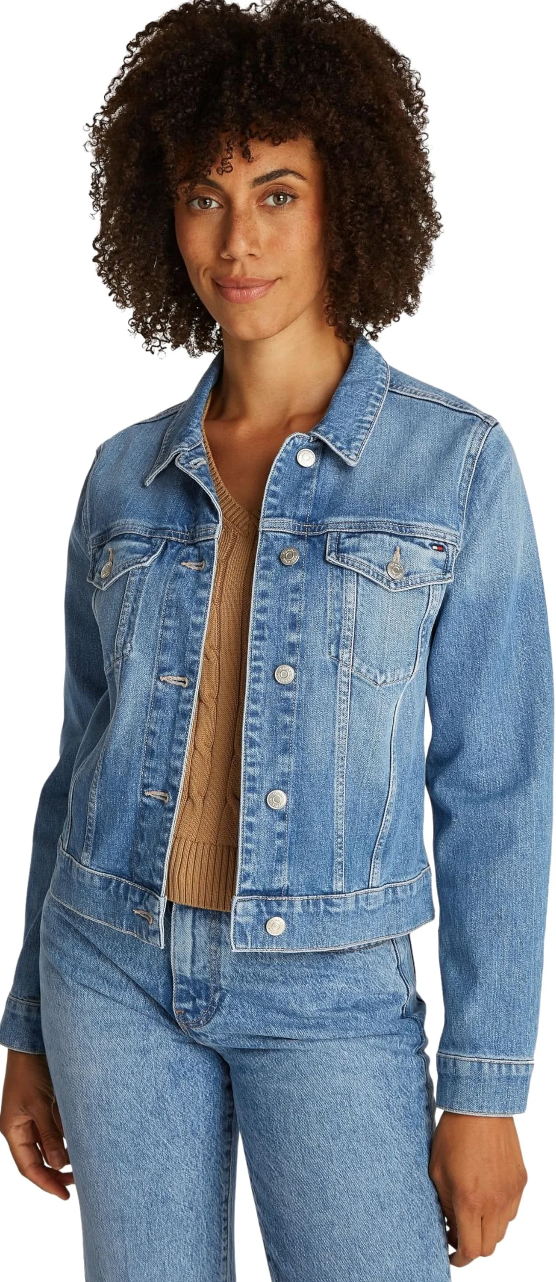 TOMMY HILFIGER DNM SLIM KURTKA UMA WW0WW44373 Kobiety Dnm Slim Jacket Uma Ww0ww44373