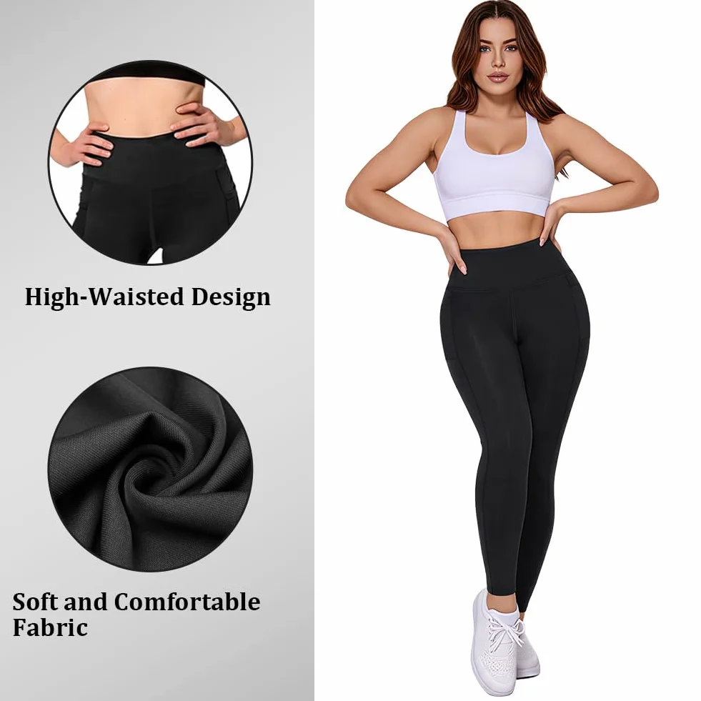 Damskie spodnie do jogi/spodnie do jogi bootcut siłownia legginsy z wysokim stanem spodnie do jogi legginsy kompresyjne do biegania lekkie sportowe legginsy treningowe spodnie do biegania