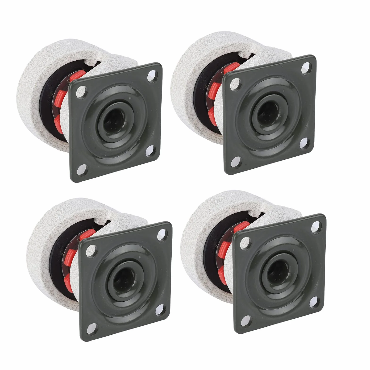 4 stücke Rollen Nylon Aluminiumlegierung Industrielle Maschine Nivellierung Nachlauf GD-40F
