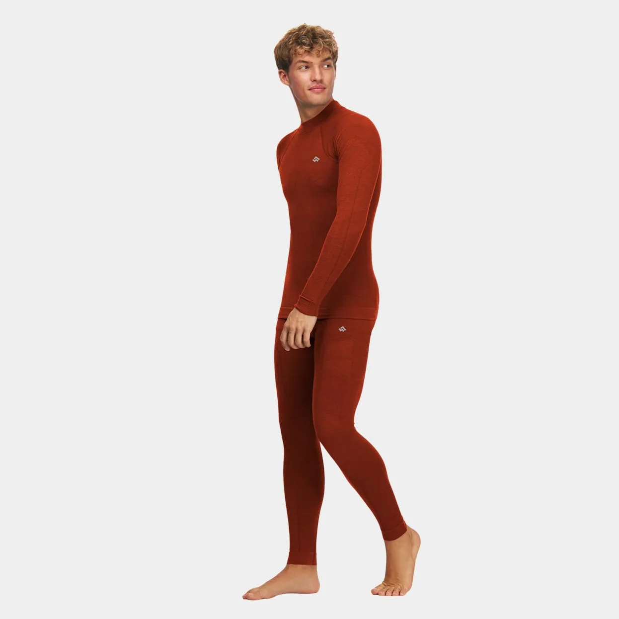 Alpinus Bielizna termoaktywna unisex Set Merino Aoraki pomarańczowe GT11910