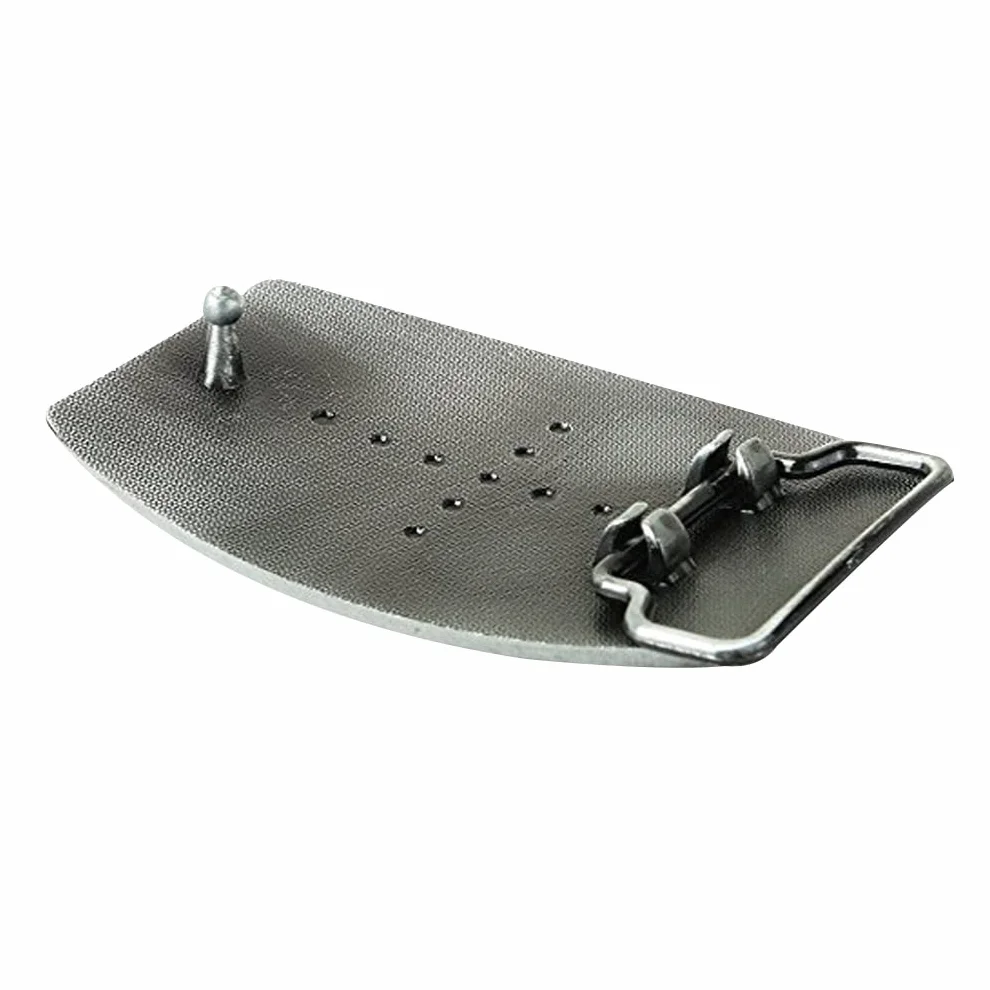 LKMY Cocky odlewany ciśnieniowo chrom wykończenie metalowe, zachodni pasek klamra amerykański styl indyjski (czerwony), rozmiar: klamra: około 3,5 x 2,7 cala (9 cm x 7 cm)