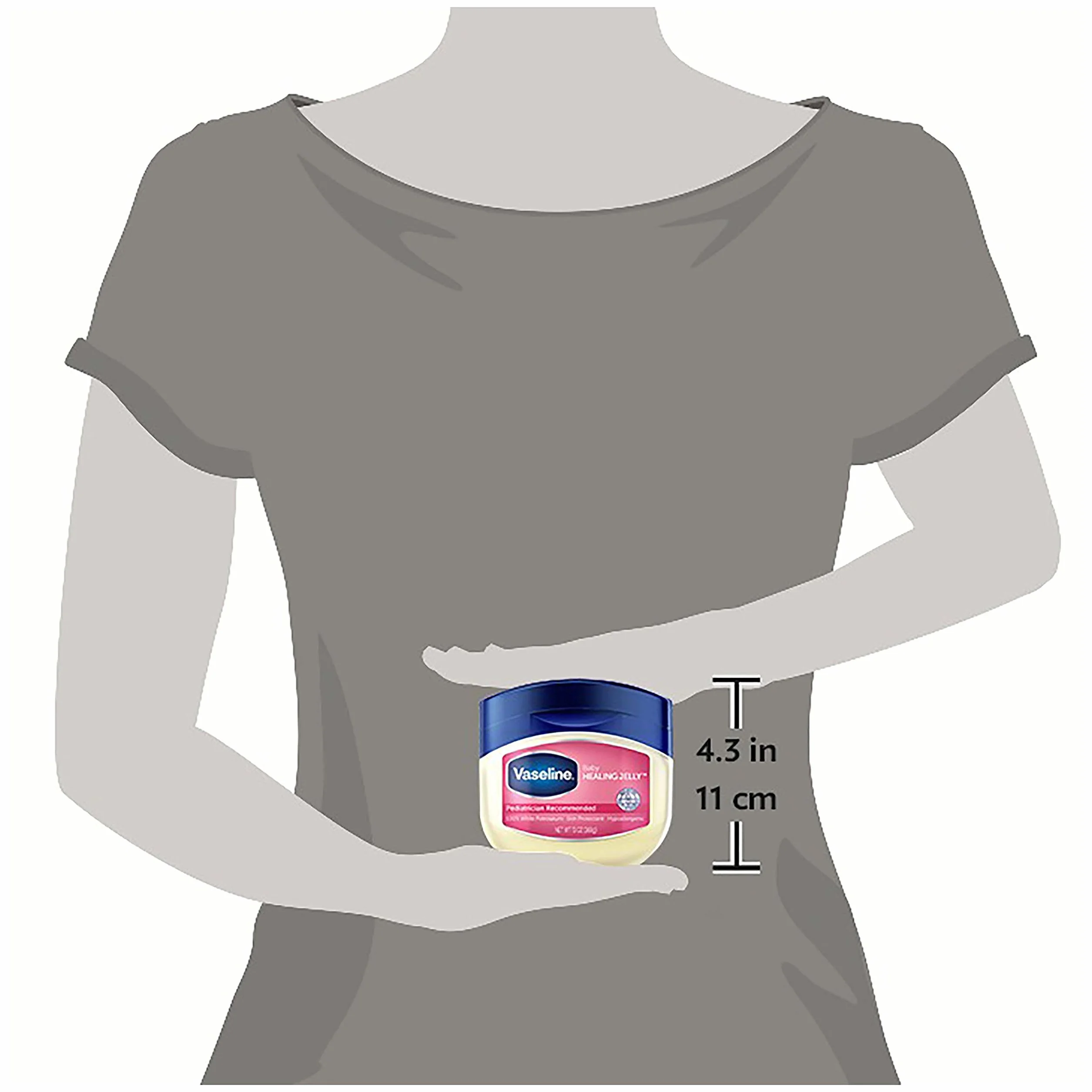 Vaseline 100% Pure Petroleum Jelly, Baby 13 oz (opakowanie 3 szt.) Vaseline