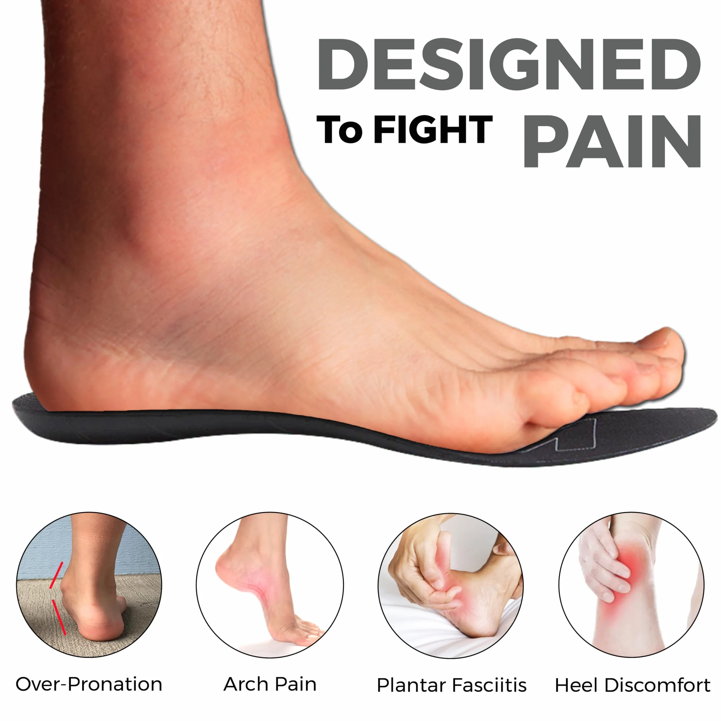 FORM Premium Insoles Ultra-Thin | Black