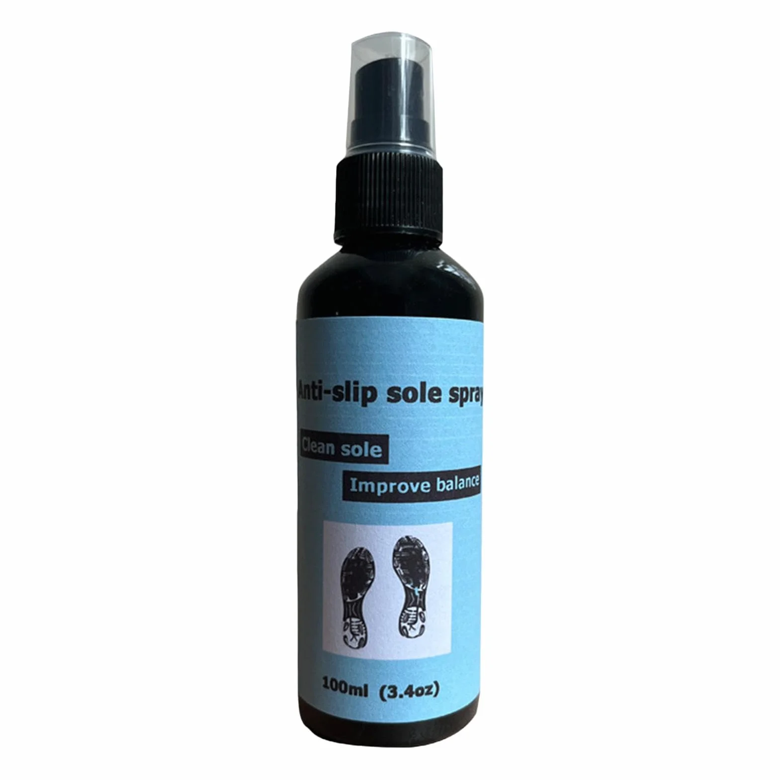 Generisch Antypoślizgowy spray do butów, 100 ml, spray ochronny do butów, ochrona podeszwy, poprawa przyczepności, antypoślizgowy spray do butów do koszykówki
