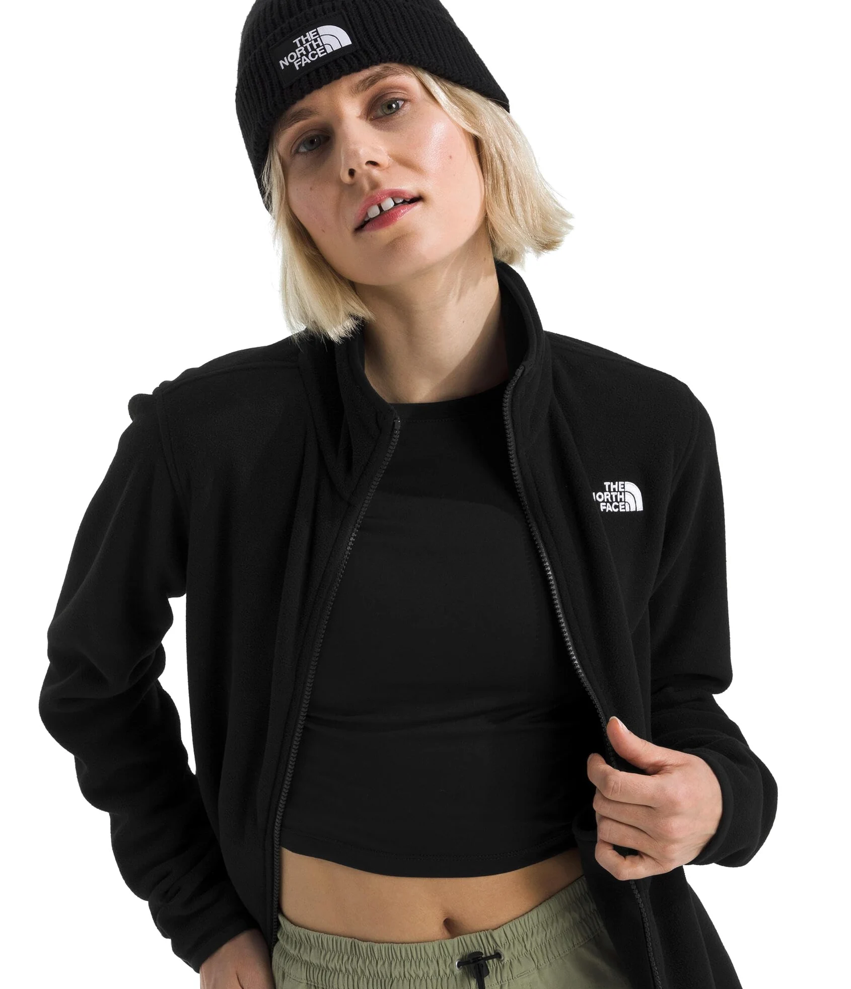 The North Face Kobiety Glacier Fleece Kurtka Tnf Black M