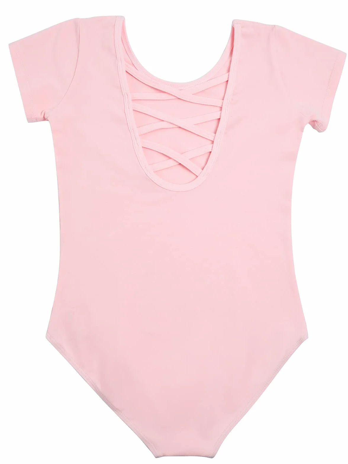 Balet Body Leotards Dziewczęce Bawełniane Krótki Rękaw Rozmiar 100-170