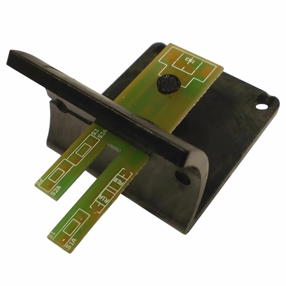 Easyricambi - Debimetr pieca na pellet, czujnik przepływu powietrza model LINX do Edilkamin 232770 295550, wymiary 45 x 28 x 7 mm (zamiennik wspornika czarnego)