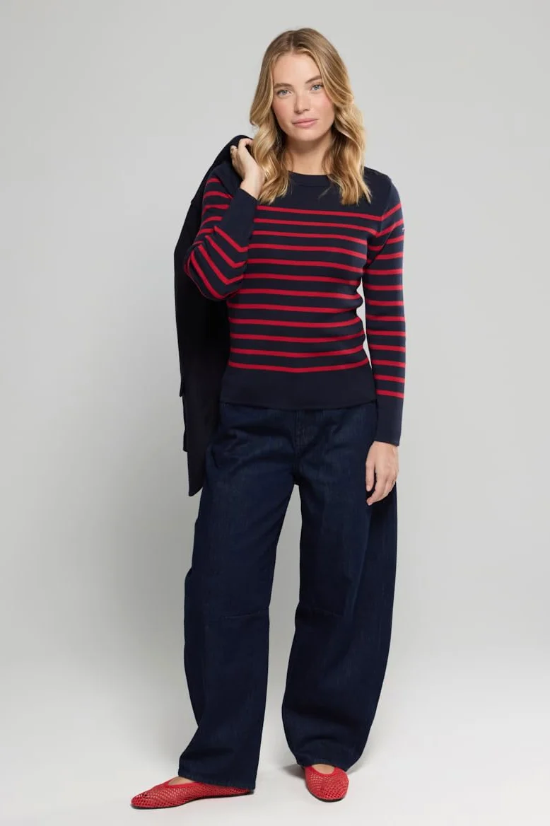 Armor Lux Sweter Kobiety Pull Marin "Briac" Femme