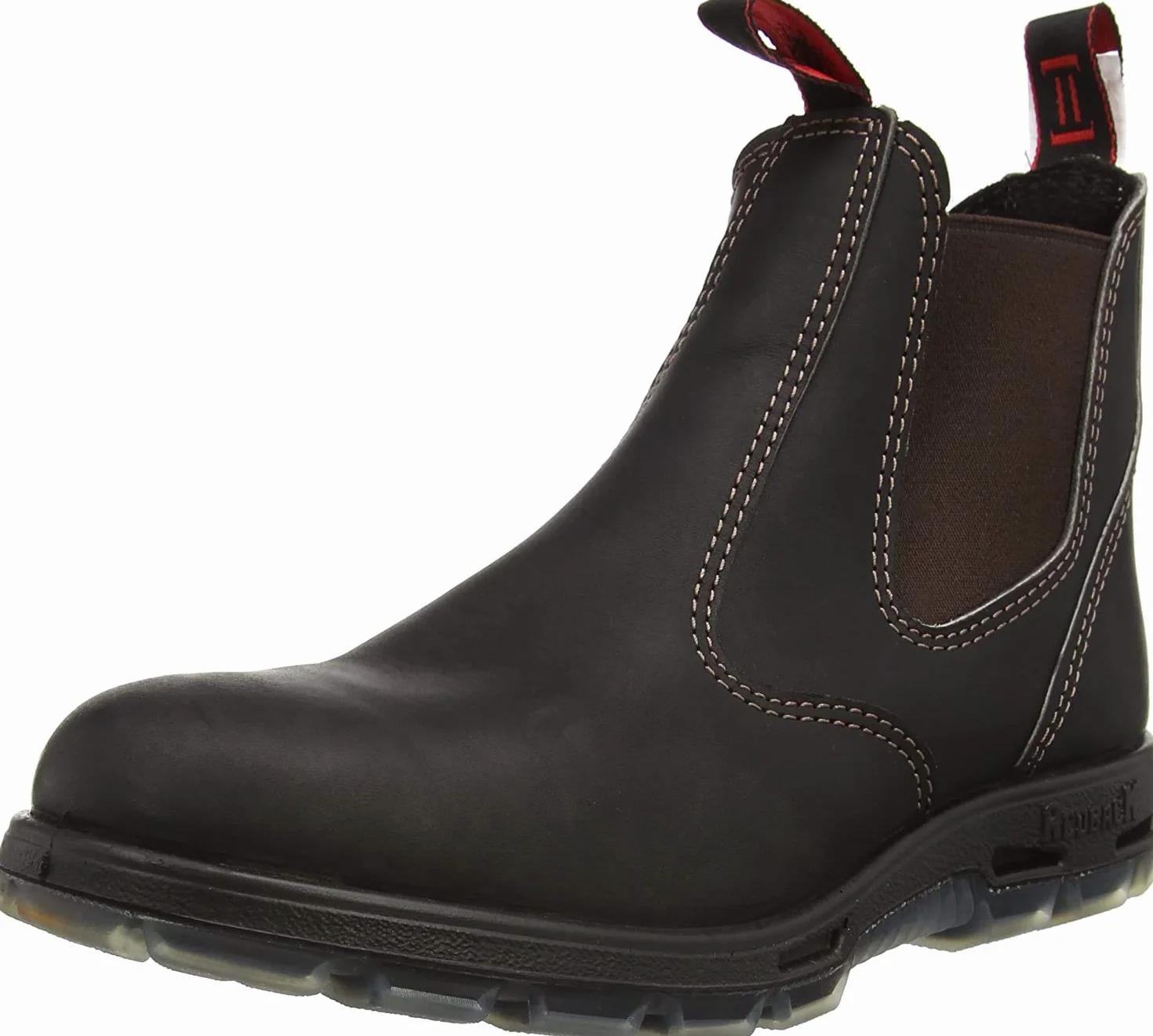 Redback Buty Dark Brown UBOK skórzane buty Chelsea