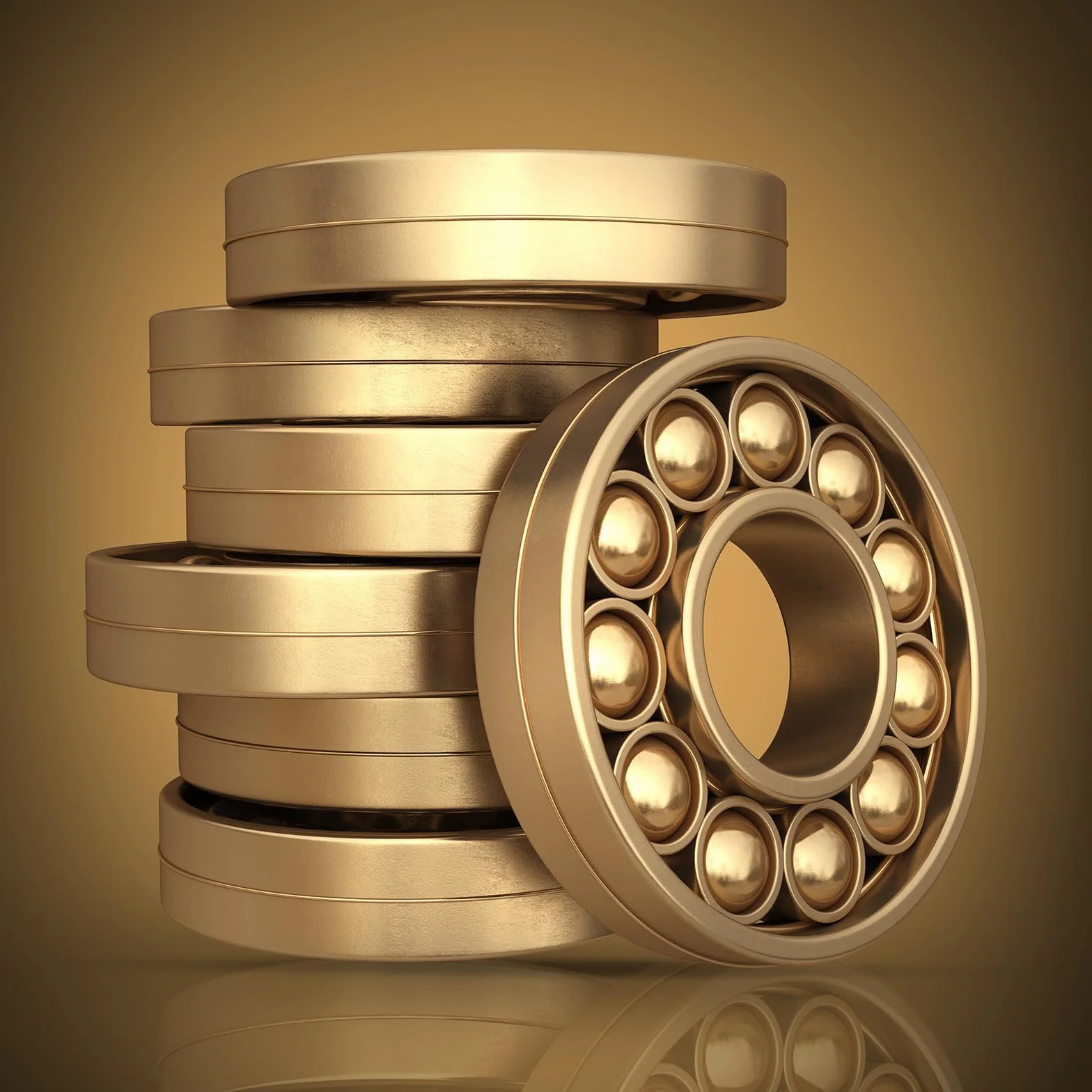QUARKZMAN 10 sztuk kul łożyskowych, 1/2" 12,7 mm Precision H65 mosiężne kulki łożyskowe z mosiądzu, przemysłowe kulki kulkowe do maszyn, samochodów i majsterkowiczów