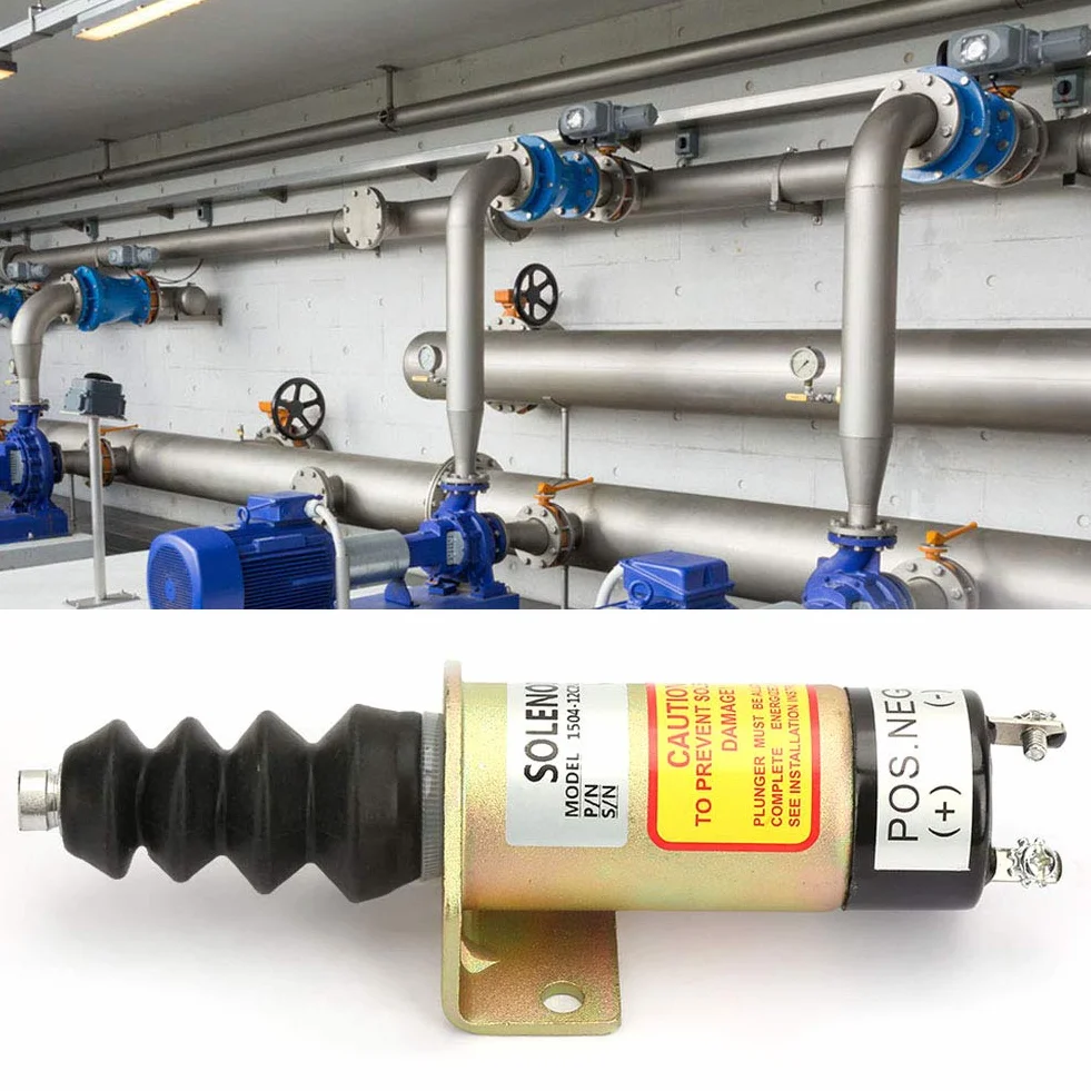 Zestaw Zamienny Elektrozaworu Odcinającego 12 V 1504-12C2U1B1S1. Wyłącz Solenoid