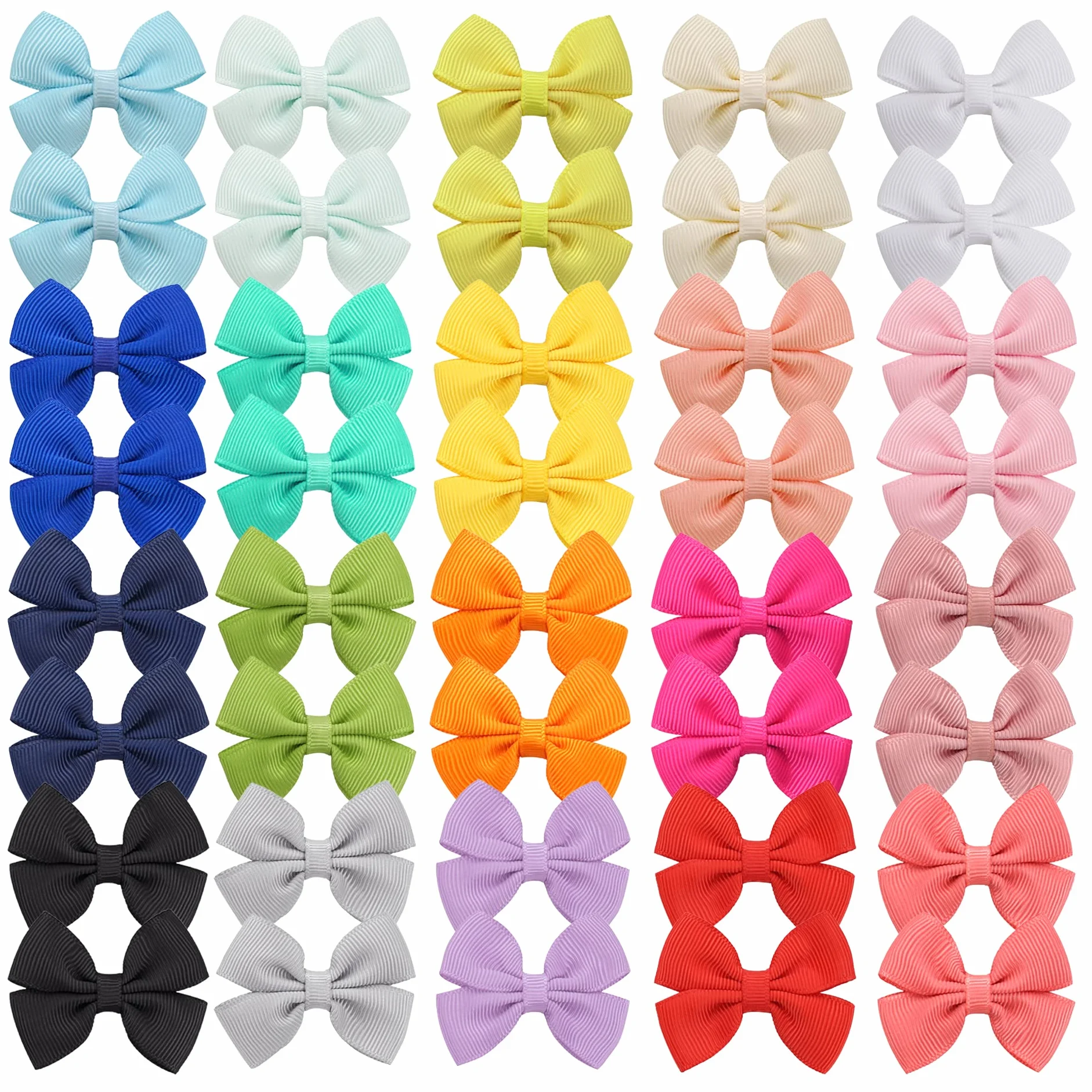 40 sztuk 5 cm Baby Girls Spinki do włosów dla dziewczynek Spinki do włosów Akcesoria dla małych dzieci