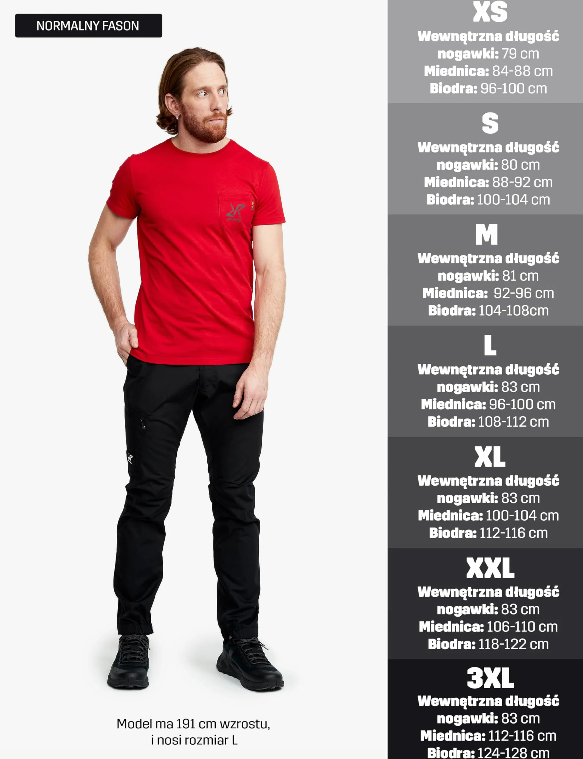RevolutionRace Outdoor Basic Pants Męskie Spodnie trekkingowe