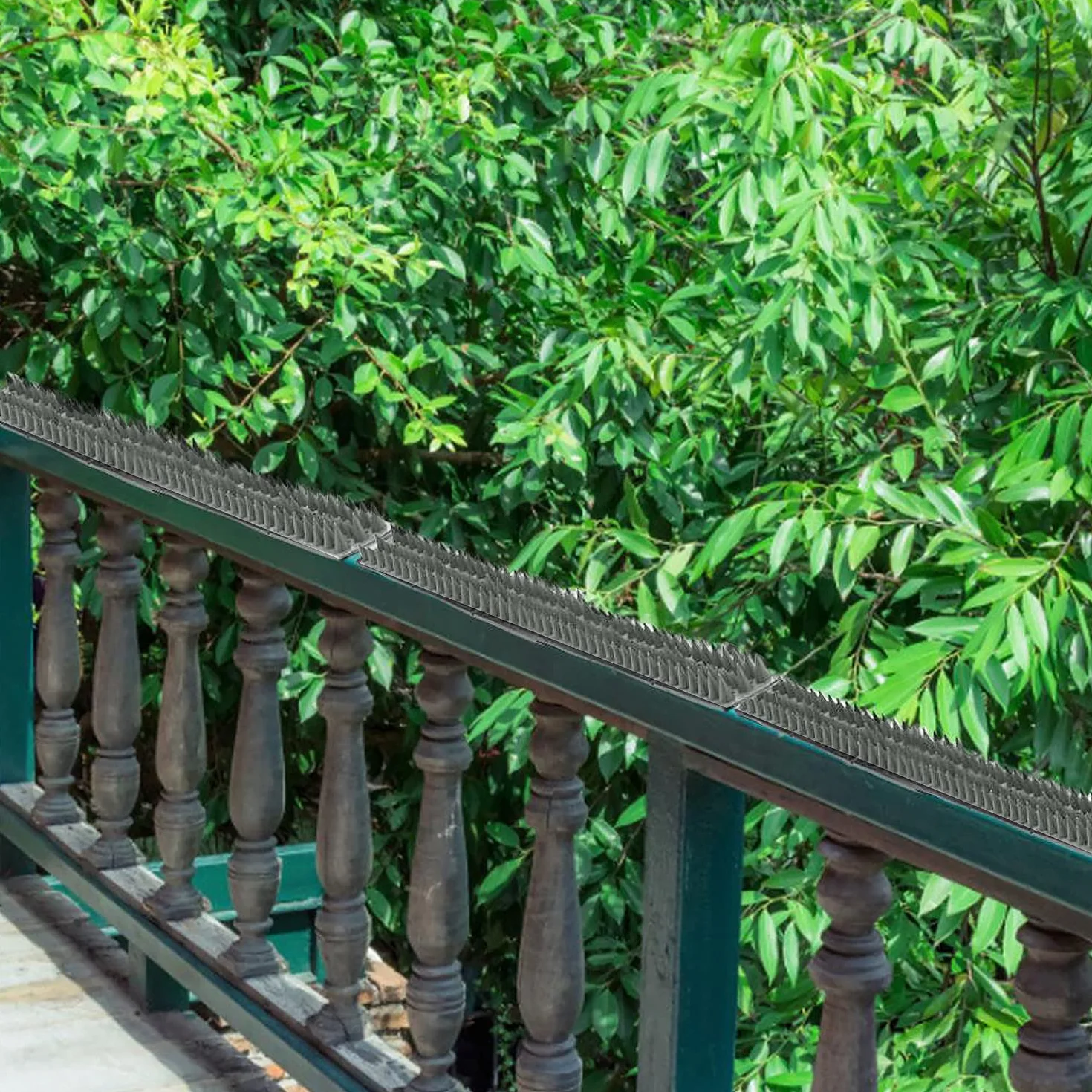 EXLECO 20 sztuk odstraszacz ptaków 6 metrów plastik szary odstraszacz wróbli kolce ptasie odstraszacz gołębi Birds Spikes odstraszacz dzikich zwierząt domowych 3-rzędowy plastik kolce odstraszające