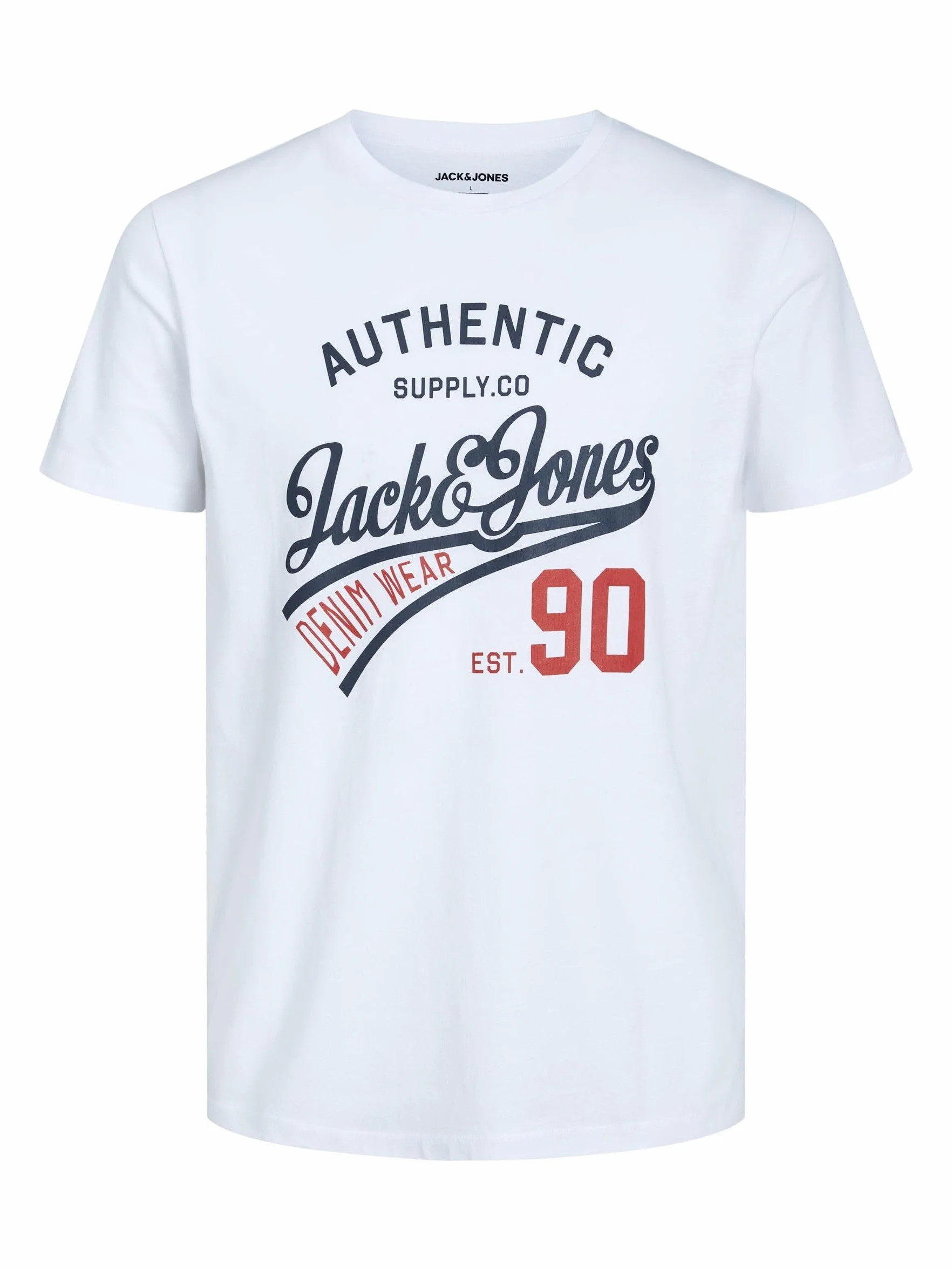 Jack & Jones Jjethan Tee Ss Crew Neck 3Pk Koszulka Czarny Biały Granatowy XL