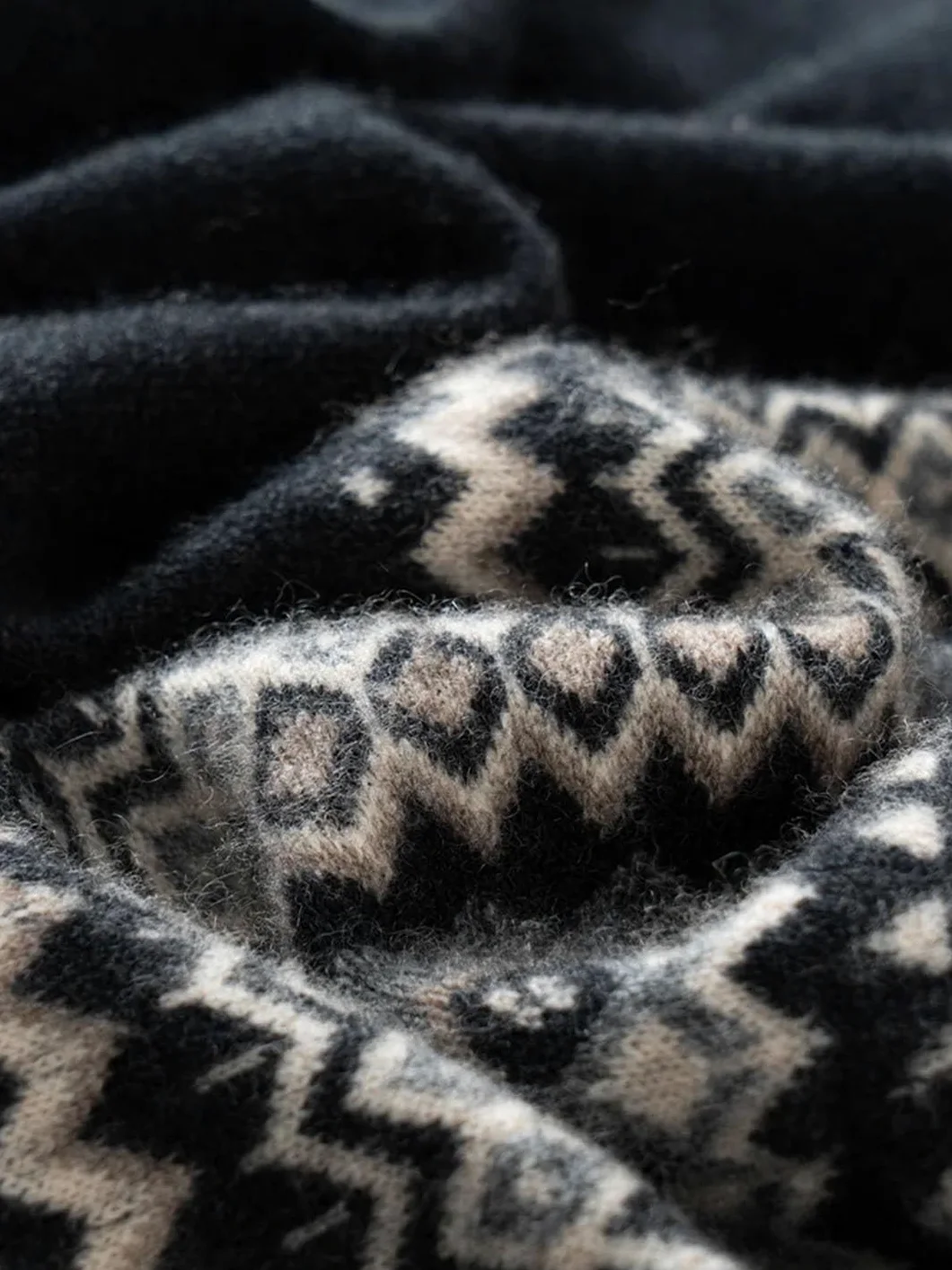 Sweter Damski Vintage Z Kaszmiru, Z Kapturem I Zamkiem Błyskawicznym, Gruby, Miękki, Ciepły, Luźny, Dzianinowy, Jesienno-zimowy(L)