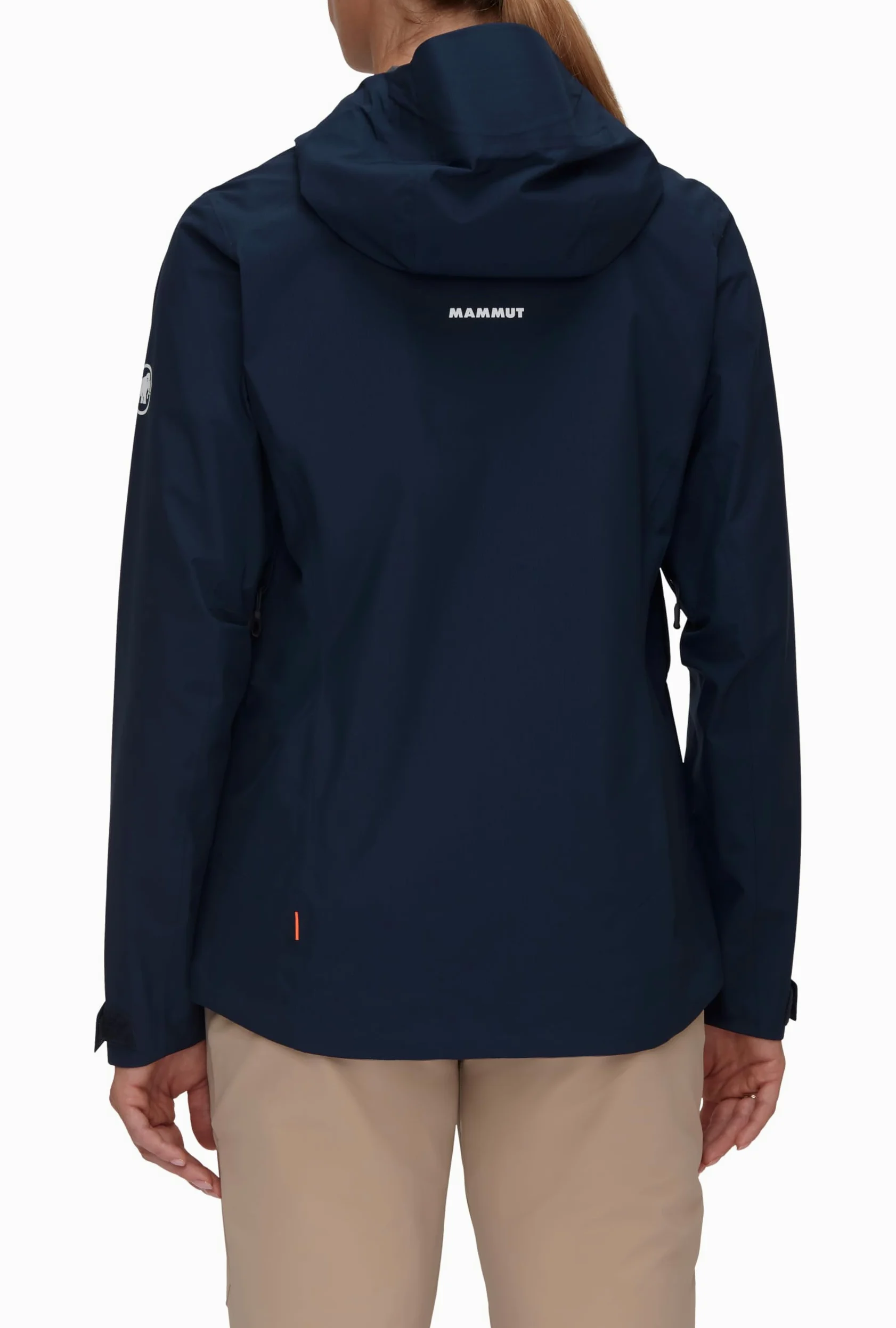 Mammut Alto Light HS Hooded Jacket Women – Lekka Kurtka Hardshell Damska z Kapturem | Trekkingowa, Wodoodporna i Oddychająca | Rozmiar M, Marine
