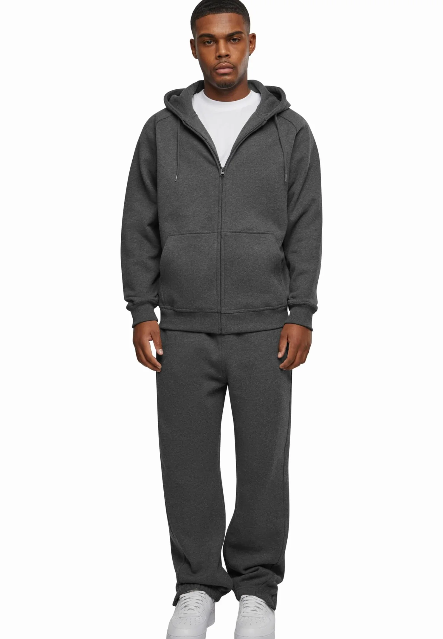 Urban Classics M?ski dres do biegania Blank Suit, szary (charcoal 91), 3XL