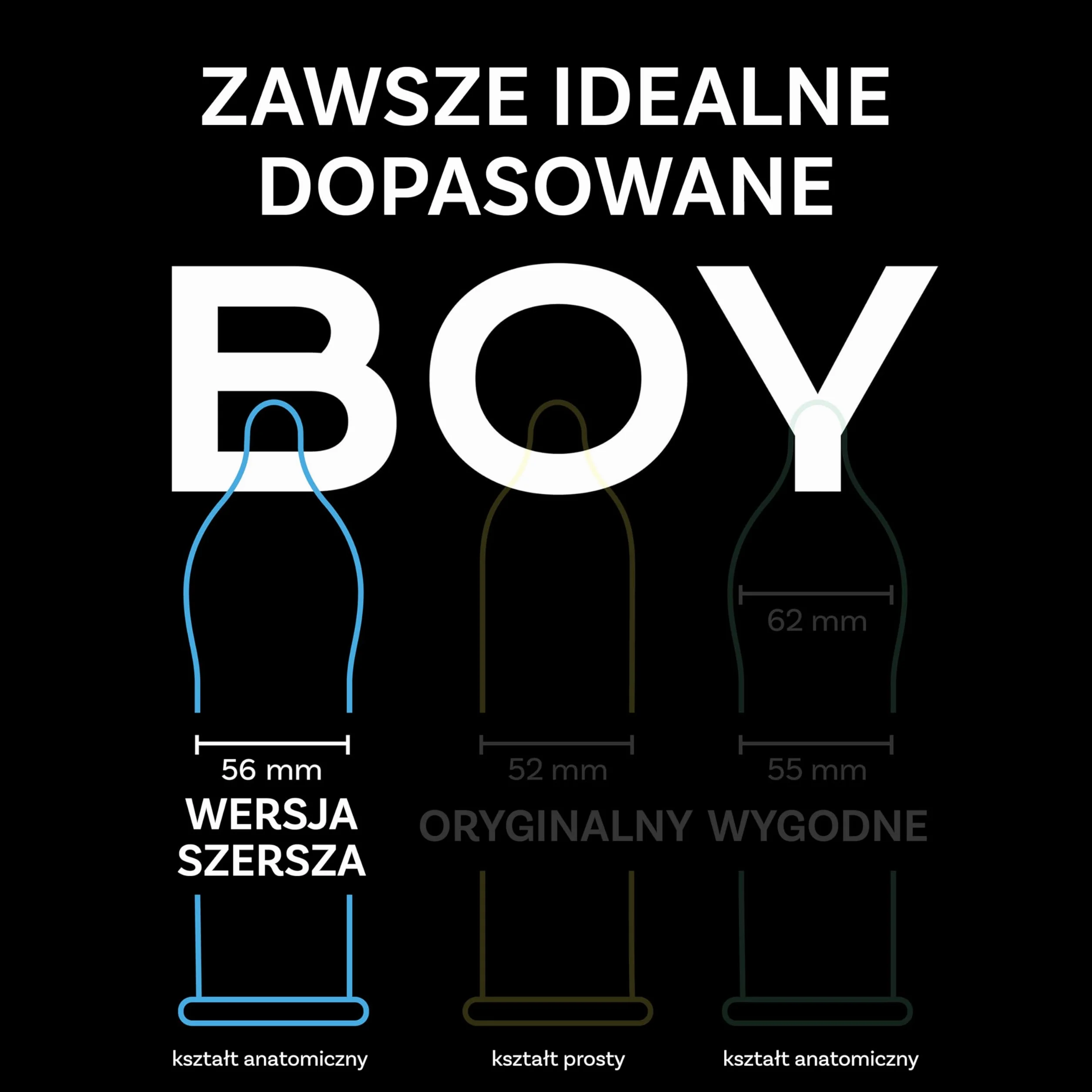 BILLY BOY Prezerwatywy BIG MIX 100 sztuk XL (56 mm)